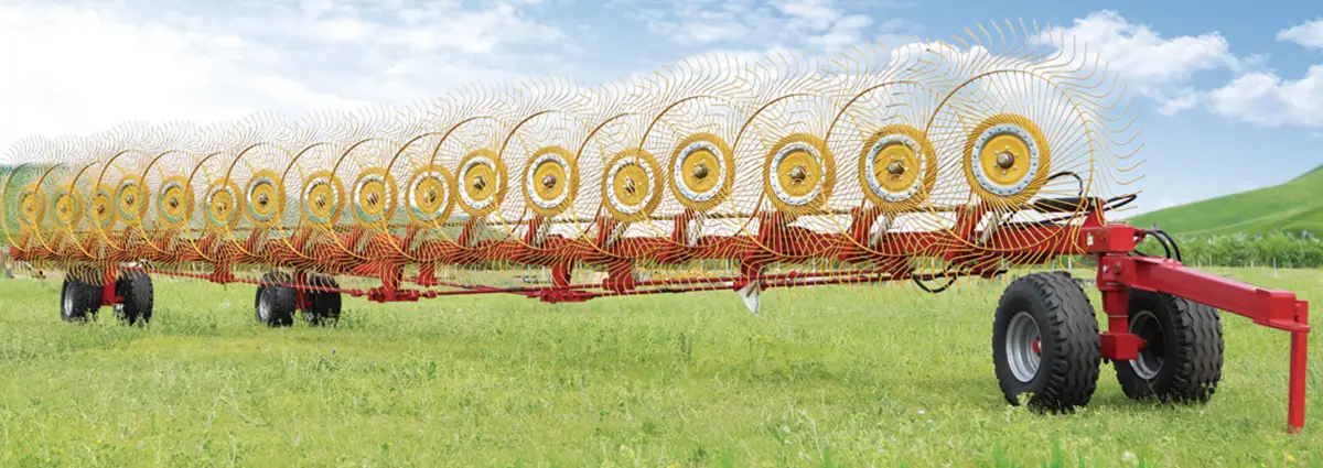 Finger Wheel Rake application