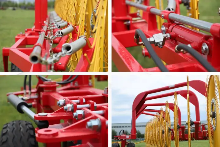 9LZY-9.0 Finger Wheel Rake for Tractor product detail