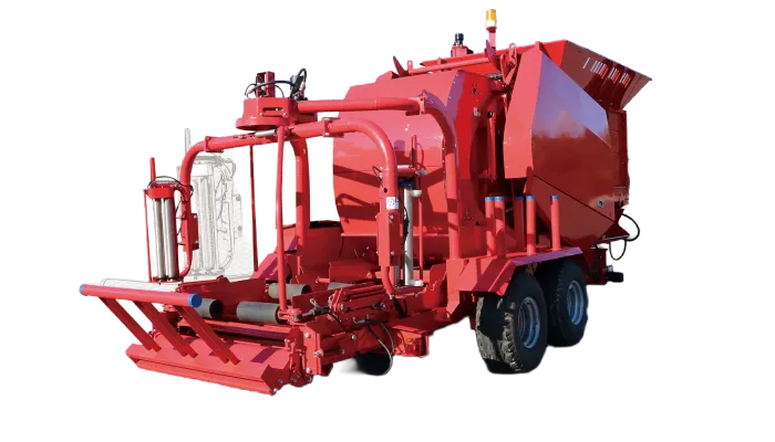 Baler-Wrapper Combination