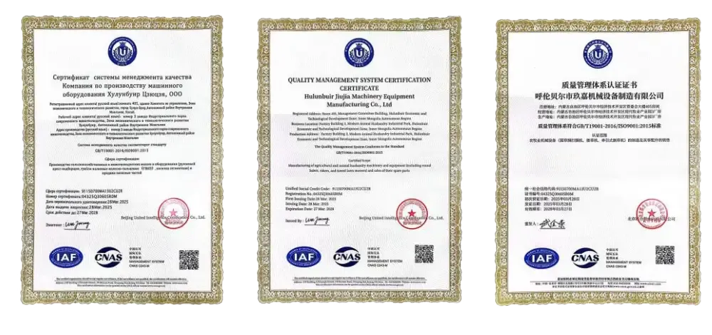 Certifications