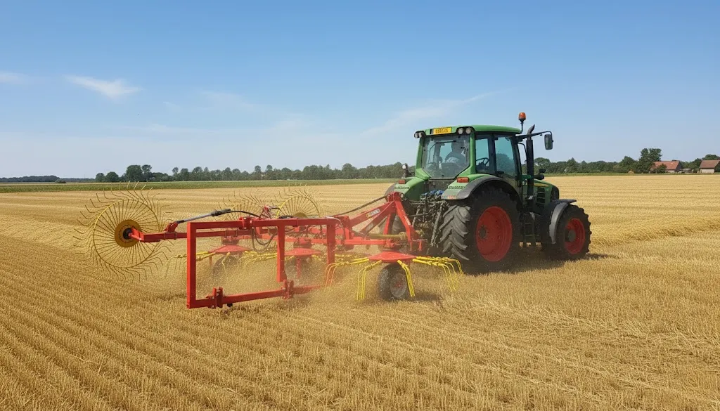 9FZ-2.0 Finger Wheel Rake application